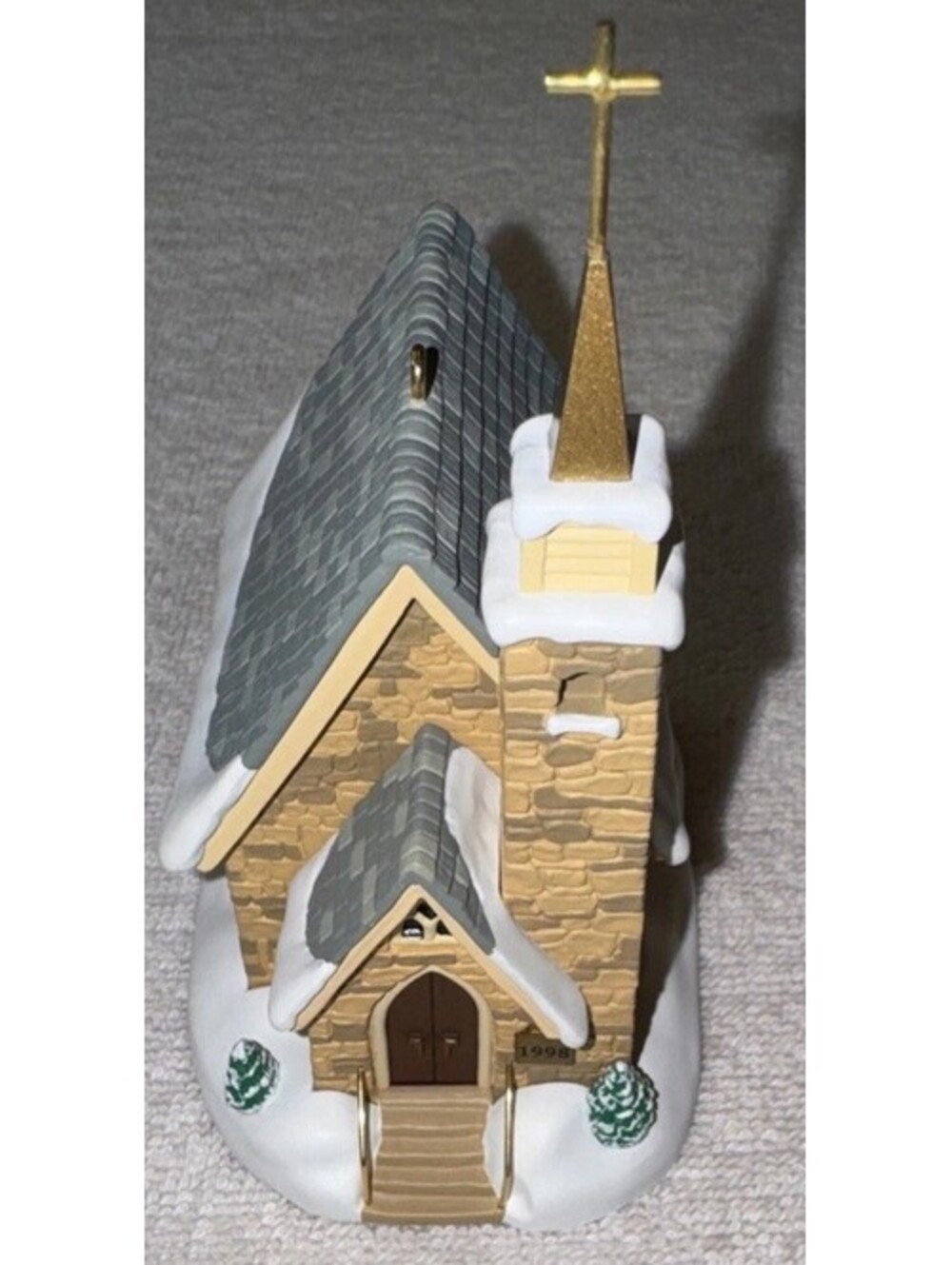 Hallmark Keepsake Ornament Candlelight Services Series The Stone Church 1998